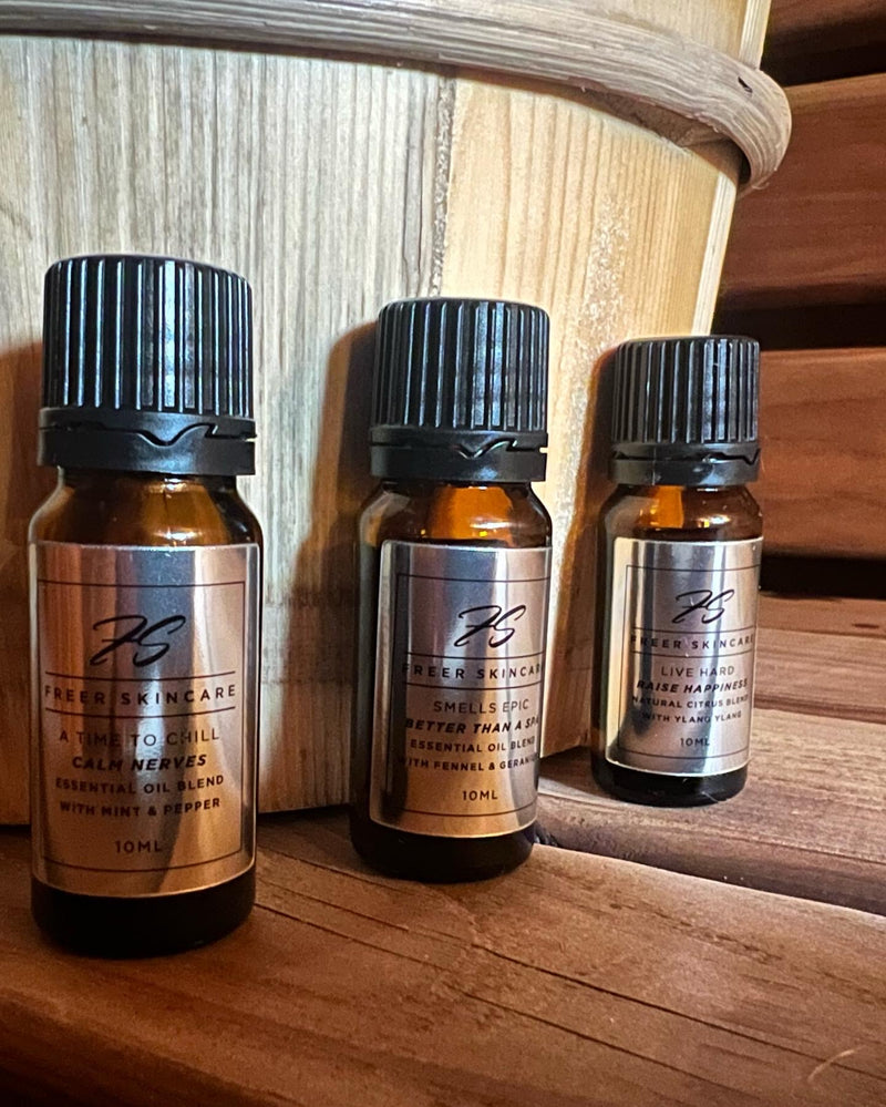 100% Natural Essesntial Oil Blends 10ml - choose from 3 luxurious scents